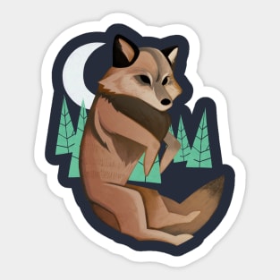 Wolf Sticker